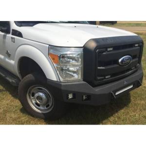 Hammerhead Bumpers - Hammerhead 600-56-0397 Low Profile Front Bumper with Square Light Holes for Ford F250/F350/F450/F550 2011-2016 - Image 2
