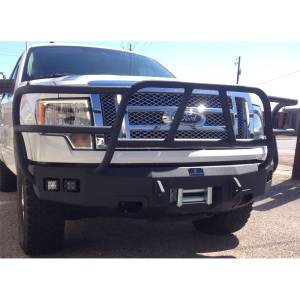 Hammerhead Bumpers - Hammerhead 600-56-0343 X-Series Winch Front Bumper with Full Brush Guard and Square Light Holes for Ford F150 2009-2014 - Image 3