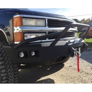 Hammerhead Bumpers - Hammerhead 600-56-0127 Winch Front Bumper with Pre-Runner Guard and Square Light Holes for Chevy Silverado/GMC Sierra 1500 1988-1998 - Image 2