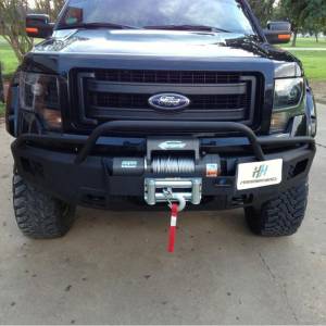 Hammerhead Bumpers - Hammerhead 600-56-0063 Winch Front Bumper with Pre-Runner Guard and Square Light Holes and Square Light Holes for Ford F150 EcoBoost 2011-2014 - Image 2