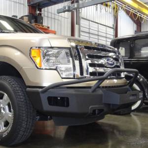Hammerhead Bumpers - Hammerhead 600-56-0063 Winch Front Bumper with Pre-Runner Guard and Square Light Holes and Square Light Holes for Ford F150 EcoBoost 2011-2014 - Image 3