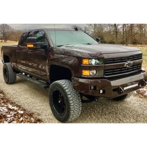 Hammerhead Bumpers - Hammerhead 600-56-0501 Low Profile Front Bumper with Square Light Holes for Chevy Silverado 1500 2016-2018 - Image 6