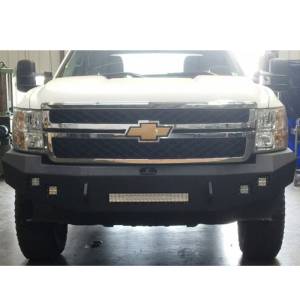 Hammerhead Bumpers - Hammerhead 600-56-0407 Low Profile Front Bumper with Square Light Holes for Chevy Silverado 2500HD/3500 2011-2014 - Image 2