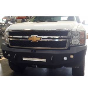 Hammerhead Bumpers - Hammerhead 600-56-0407 Low Profile Front Bumper with Square Light Holes for Chevy Silverado 2500HD/3500 2011-2014 - Image 3