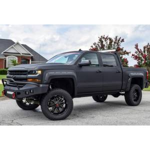 Hammerhead Bumpers - Hammerhead 600-56-0434 Low Profile Front Bumper with Pre-Runner Guard and Square Light Holes for Chevy Silverado 1500 2016-2018 - Image 4