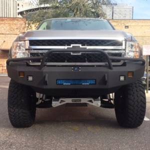 Hammerhead Bumpers - Hammerhead 600-56-0446 Low Profile Front Bumper with Pre-Runner Guard and Square Light Holes for Chevy Silverado 2500HD/3500 2011-2014 - Image 2