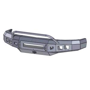 Hammerhead Bumpers - Hammerhead 600-56-0486 Low Profile Front Bumper with Pre-Runner Guard and Square Light Holes for Dodge Ram 1500/2500/3500 1994-2002 - Image 4