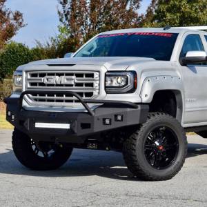 Hammerhead Bumpers - Hammerhead 600-56-0436 Low Profile Front Bumper with Pre-Runner Guard and Square Light Holes for GMC Sierra 1500 2016-2018 - Image 4