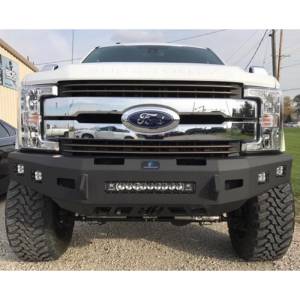 Hammerhead Bumpers - Hammerhead 600-56-0670 Low Profile Front Bumper with Square Light Holes for Ford F250/F350/F450/F550 2017-2022 - Image 5