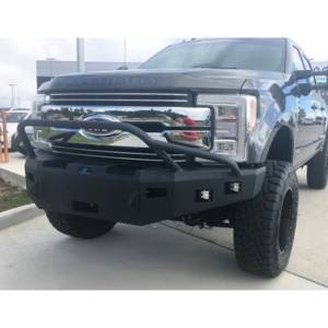 Hammerhead Bumpers - Hammerhead 600-56-0587 Winch Front Bumper with Pre-Runner Guard and Square Light Holes for Ford F250/F350/F450/F550 2017-2022 - Image 1