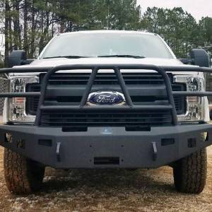 Hammerhead Bumpers - Hammerhead 600-56-0588 X-Series Winch Front Bumper with Full Brush Guard and Square Light Holes for Ford F250/F350/F450/F550 2017-2022 - Image 3