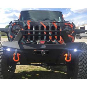 Hammerhead Bumpers - Hammerhead 600-56-0627 X-Series Stubby Winch Front Bumper with Pre-Runner Guard for Jeep Wrangler JK 2007-2018 - Image 2