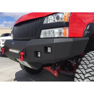Hammerhead Bumpers - Hammerhead 600-56-0599 Low Profile Front Bumper with Square Light Holes for Chevy Silverado 2500HD/3500 2003-2006 - Image 3