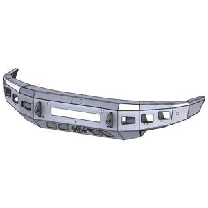 Hammerhead Bumpers - Hammerhead 600-56-0891 Low Profile Front Bumper with Square Light Holes for Nissan Titan 2016-2021 - Image 2
