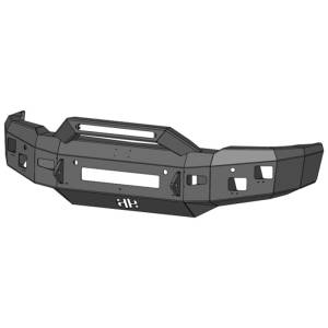 Hammerhead Bumpers - Hammerhead 600-56-0894 Low Profile Front Bumper with Formed Guard and Square Light Holes for Chevy Silverado 2500HD/3500 2015-2019 - Image 2
