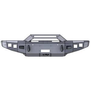 Hammerhead 600-56-0904 Low Profile Winch Front Bumper with Formed Guard and Square Light Holes for Nissan Titan 2016-2021