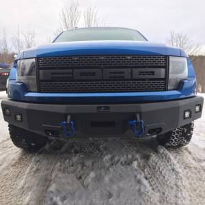 Hammerhead 600-56-0090 X-Series Winch Front Bumper with Square Light Holes for Ford Raptor 2010-2014