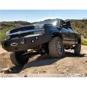 Hammerhead Bumpers - Hammerhead 600-56-0113 Winch Front Bumper with Square Light Holes for Chevy Silverado 2500HD/3500 2003-2006 - Image 4
