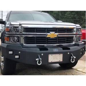 Hammerhead Bumpers - Hammerhead 600-56-0134 Winch Front Bumper with Square Light Holes for Chevy Silverado 1500HD 2007-2013 - Image 2