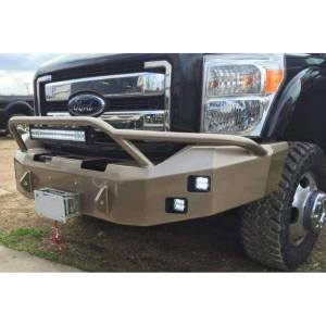 Hammerhead Bumpers - Hammerhead 600-56-0158 Winch Front Bumper with Pre-Runner Guard and Square Light Holes for Ford F250/F350/F450/F550 2011-2016 - Image 2