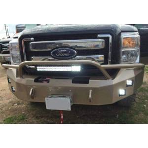 Hammerhead Bumpers - Hammerhead 600-56-0158 Winch Front Bumper with Pre-Runner Guard and Square Light Holes for Ford F250/F350/F450/F550 2011-2016 - Image 3