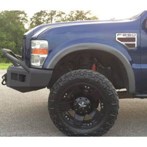 Hammerhead 600-56-0191 Winch Front Bumper with Pre-Runner Guard and Square Light Holes for Ford F250/F350/F450/F550 2008-2010
