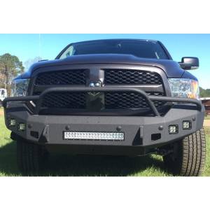 Hammerhead Bumpers - Hammerhead 600-56-0419 Low Profile Non-Winch Front Bumper with Pre-Runner Guard and Square Light Holes for Dodge Ram 1500 2013-2018 - Image 3