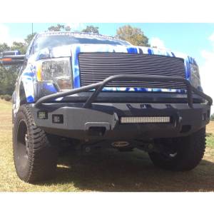 Hammerhead Bumpers - Hammerhead 600-56-0398 Low Profile Non-Winch Front Bumper with Pre-Runner Guard and Square Light Holes for Ford F150 2009-2014 - Image 2