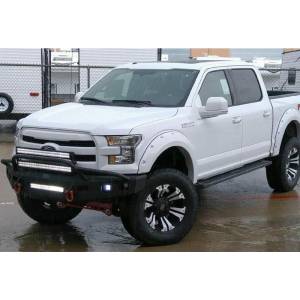 Hammerhead Bumpers - Hammerhead 600-56-0385 Low Profile Non-Winch Front Bumper with Pre-Runner Guard and Square Light Holes for Ford F150 2015-2017 - Image 2