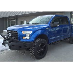 Hammerhead Bumpers - Hammerhead 600-56-0327 Winch Front Bumper with Pre-Runner Guard and Square Light Holes for Ford F150 2015-2017 - Image 4
