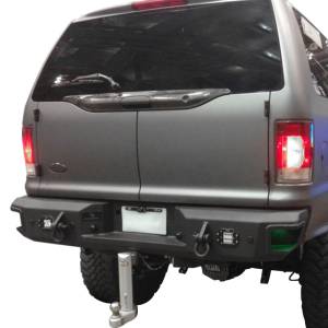 Hammerhead Bumpers - Hammerhead 600-56-0502 Flush Mount Rear Bumper with Sensor Holes for Ford Excursion 2000-2005 - Image 2