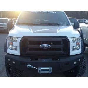 Hammerhead Bumpers - Hammerhead 600-56-0380 Winch Front Bumper with Square Light Holes for Ford F250/F350/F450/F550/Excursion 2005-2007 - Image 2