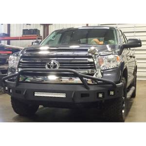 Hammerhead Bumpers - Hammerhead 600-56-0432 Low Profile Non-Winch Front Bumper with Pre-Runner Guard and Square Light Holes for Toyota Tundra 2014-2021 - Image 3