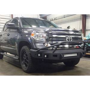 Hammerhead Bumpers - Hammerhead 600-56-0432 Low Profile Non-Winch Front Bumper with Pre-Runner Guard and Square Light Holes for Toyota Tundra 2014-2021 - Image 4