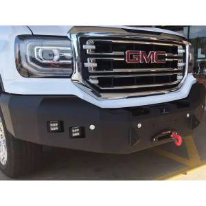 Hammerhead Bumpers - Hammerhead 600-56-0185 Winch Front Bumper with Square Light Holes for Chevy Silverado/GMC Sierra 1500 1988-1998 - Image 4