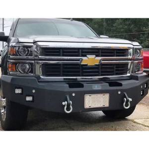 Hammerhead Bumpers - Hammerhead 600-56-0451 Winch Front Bumper with Square Light Holes and Sensor Holes for Chevy Silverado 1500 2016-2018 - Image 2