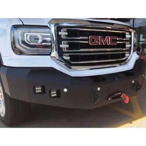 Hammerhead Bumpers - Hammerhead 600-56-0185_2 Winch Front Bumper with Square Light Holes for Chevy Silverado/GMC Sierra 2500/3500 1988-1998 - Image 4