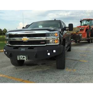 Hammerhead Bumpers - Hammerhead 600-56-0276 Winch Front Bumper with Square Light Holes and Sensor Holes for Chevy Silverado 2500HD/3500 2015-2019 - Image 4