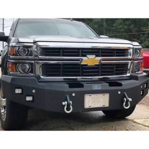 Hammerhead Bumpers - Hammerhead 600-56-0185T Winch Front Bumper with Square Light Holes for Chevy Tahoe/Suburban 1992-2000 - Image 2