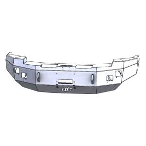 Hammerhead 600-56-0421 Front Bumper with 6" Round Light Holes Dodge RAM 2500/5500 2003-2005
