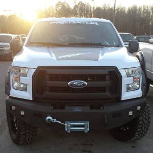 Hammerhead Bumpers - Hammerhead 600-56-0328 Winch Front Bumper with Square Light Holes for Ford F150 2015-2017 - Image 1