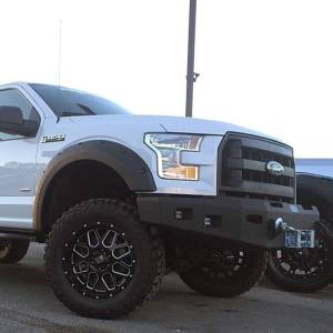 Hammerhead Bumpers - Hammerhead 600-56-0328 Winch Front Bumper with Square Light Holes for Ford F150 2015-2017 - Image 2