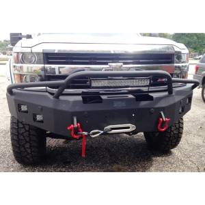Hammerhead Bumpers - Hammerhead 600-56-0278 Winch Front Bumper with Pre-Runner Guard and Sensor Holes for Chevy Silverado 2500HD/3500 2015-2019 - Image 2