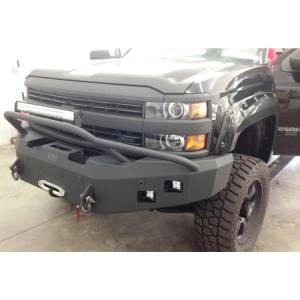 Hammerhead Bumpers - Hammerhead 600-56-0278 Winch Front Bumper with Pre-Runner Guard and Sensor Holes for Chevy Silverado 2500HD/3500 2015-2019 - Image 3