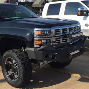 Hammerhead Bumpers - Hammerhead 600-56-0392 Low Profile Non-Winch Front Bumper with Pre-Runner Guard and Sensor Holes for Chevy Silverado 1500 2014-2015 - Image 2