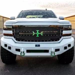 Hammerhead Bumpers - Hammerhead 600-56-0458 Non-Winch Front Bumper with Square Light Holes for Ford F150 EcoBoost 2011-2014 - Image 5