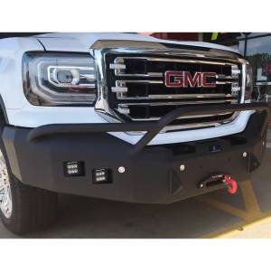 Hammerhead Bumpers - Hammerhead 600-56-0194YNG Front Bumper with Round Light Holes for GMC Sierra/Yukon 1500 1999-2006 - Image 2
