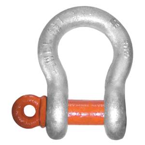 Exterior Accessories - Shackle/D-Rings - Hammerhead Bumpers - Hammerhead 443-02-3398 Galvanized D-Shackle 7/8"