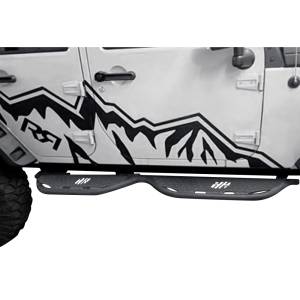 Hammerhead Bumpers - Hammerhead 600-56-0391 Wheel to Wheel 8' Bed Access Running Board for Chevy Silverado/GMC Sierra 1500 Regular Cab 2014-2018 - Image 2
