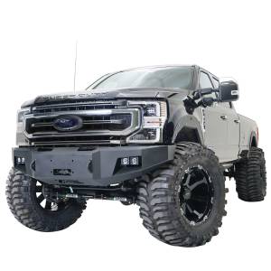 Fab Fours - Fab Fours FS05-A1251-1 Winch Front Bumper with Sensor Holes for Ford F250/F350/F450/F550 2005-2007 - Image 2